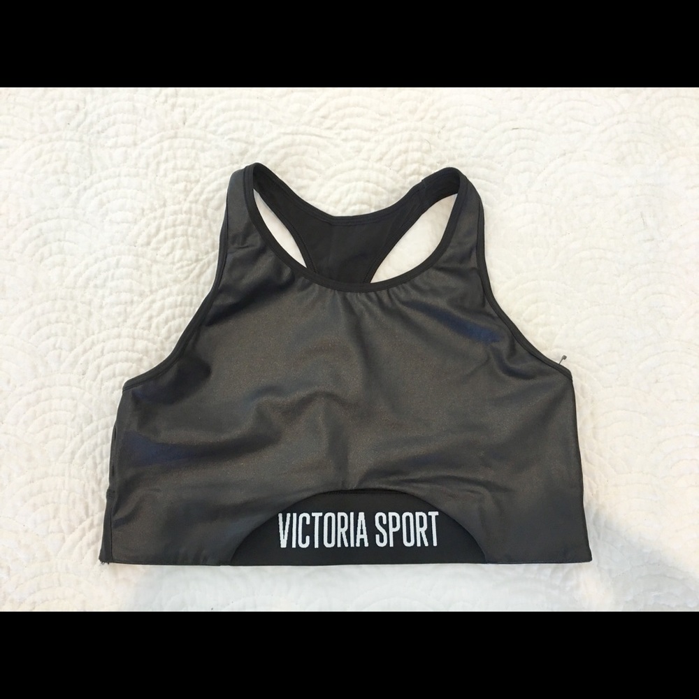 Victoria’s Secret Faux Leather Sport Bra